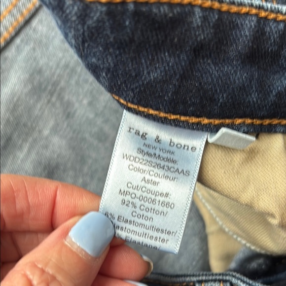 Rag & Bone Dre low rise slim boyfriend Jeans 28 - Picture 4 of 5
